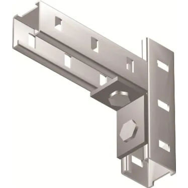 Угол крепежный одиночный горячеоцинкованный