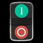 Механизм кнопки исполнительный XB4 'пуск-стоп' плоский возвратный без фиксации с подсветкой PROxima