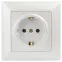 Розетка Intro Solo 4-202-06 с заземлением 2P+E